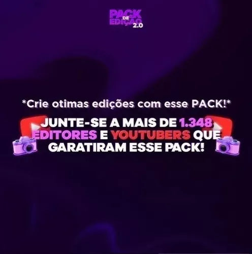 Pack De Edição Youtubers 2.0 Completo 2023