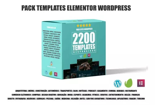 2200 Temas Envato Para - Elementor - Wordpress