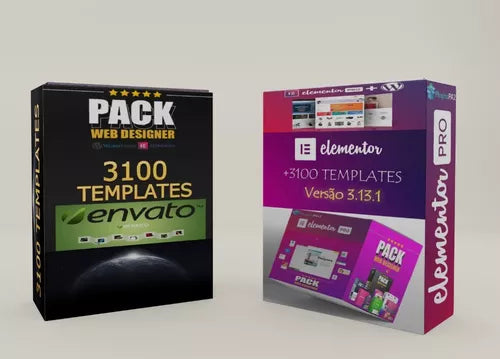 Pack 1900 Templates Wp Elementor + Elementor Pro+ Bônus 2023