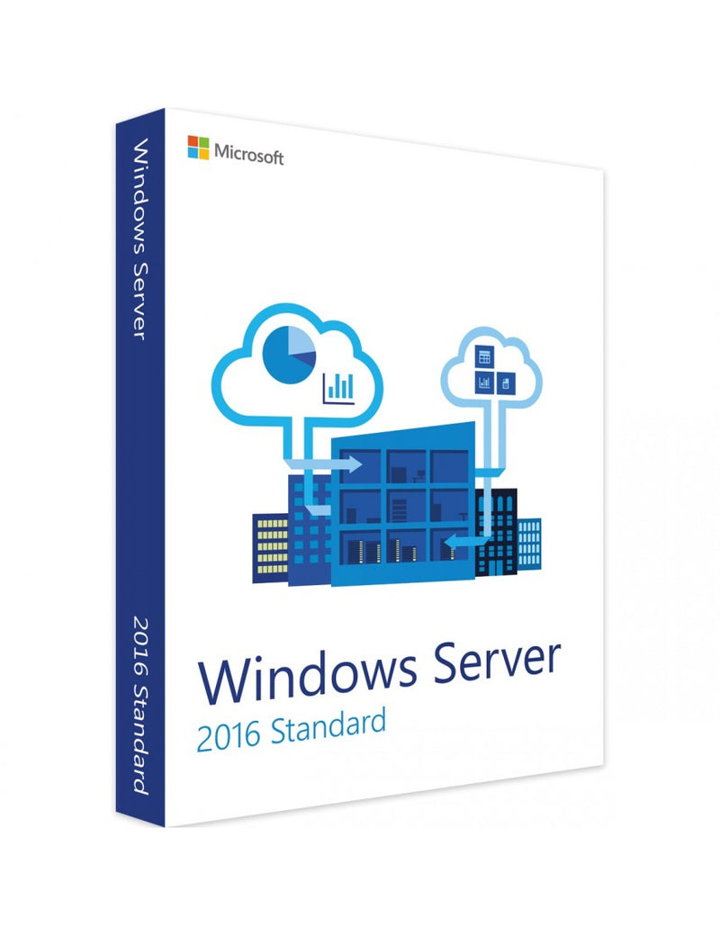 Windows Server 2016 Standard - Cartão Chave de Licença